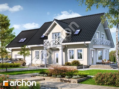 Проект дома ARCHON+ Дом в матиоллах 2 (Г2) 