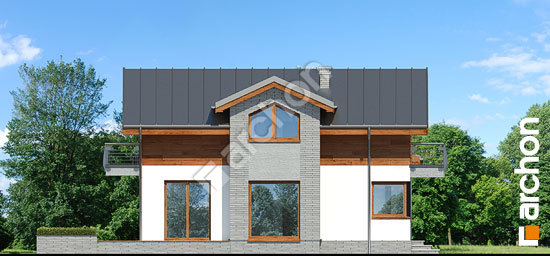 Бочний фасад Будинок в буддлеях 4 (Г2)