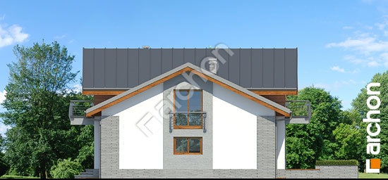 Боковой фасад Дом в буддлеях 4 (Г2)