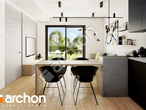 Проект будинку ARCHON+ Будинок в фіалках 7 (Р2С) візуалізація кухні 1 від 3