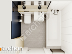 Проект будинку ARCHON+ Будинок в фіалках 7 (Р2С) візуалізація ванни (візуалізація 3 від 4)