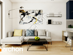 Проект будинку ARCHON+ Будинок в фіалках 7 (Р2С) денна зона (візуалізація 1 від 2)