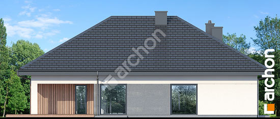 Боковой фасад Дом в хакетиях 7