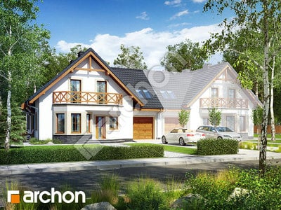 Проект дома ARCHON+ Дом под фисташковым деревом 2(Б) вер.2 