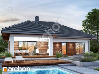 Проєкт будинку ARCHON+ Будинок в жонкілях (В) 