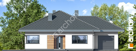 Передний фасад Дом в хакетиях 5 (Г)