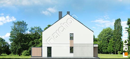 Бочний фасад Будинок в рівіях 9 (ГР2Б)