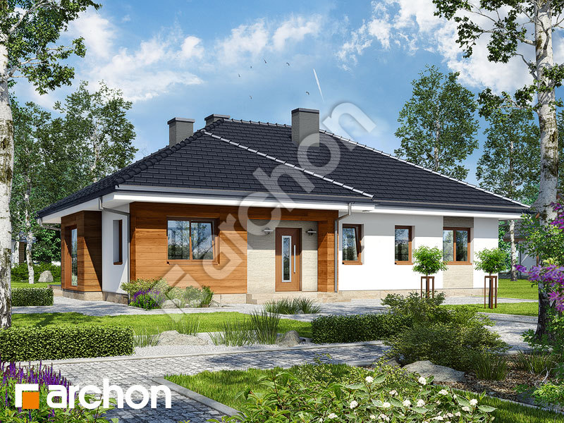Проект будинку ARCHON+ Будинок в герані Вид 1