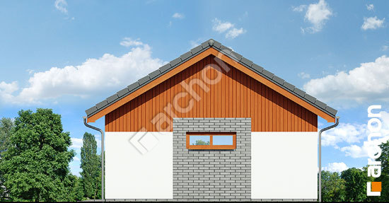 Бочний фасад Г22 - Двомісний гараж