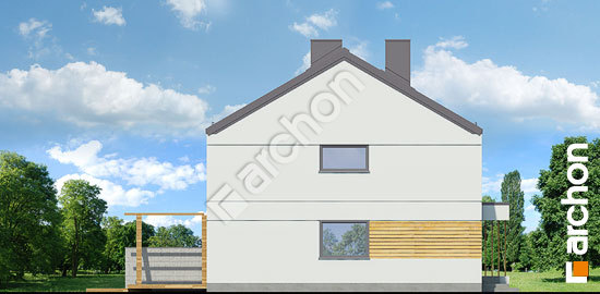 Боковой фасад Дом в тунбергиях 2 (БА)