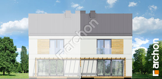 Дворовий фасад Будинок в тунбергіях 2 (БА)