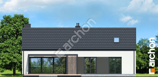 Дворовой фасад Дом в ирисе 8 (Н)