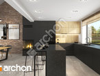 Проект будинку ARCHON+ Будинок в ірисах 8 (Н) візуалізація кухні 1 від 2