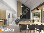 Проект дома ARCHON+ Дом в ирисе 8 (Н) дневная зона (визуализация 1 вид 7)