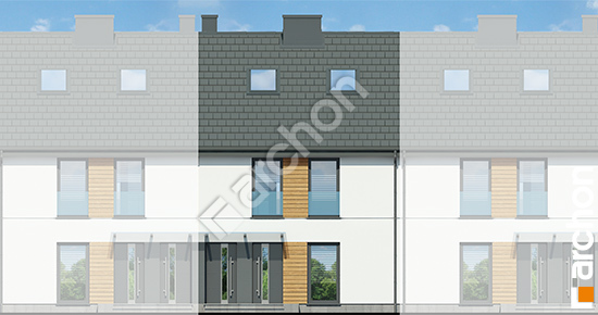 Передній фасад Будинок в фіалках 14 (Р2С) вер.3