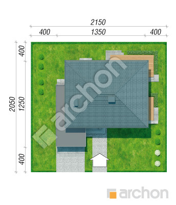 Проєкт будинку ARCHON+ Вілла Сюзанна Ситуація