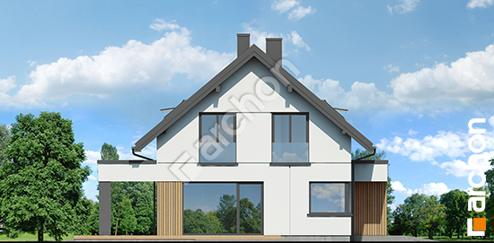 Боковой фасад Дом в журавках 14 (ГЕ) ВИЭ