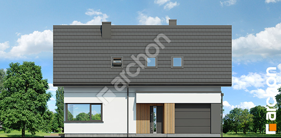 Передний фасад Дом в журавках 14 (ГЕ) ВИЭ