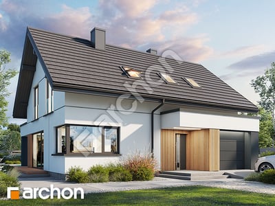 Проект дома ARCHON+ Дом в журавках 14 (ГЕ) ВИЭ 