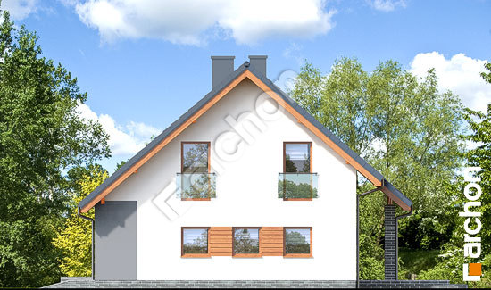 Бочний фасад Будинок в журавках 7