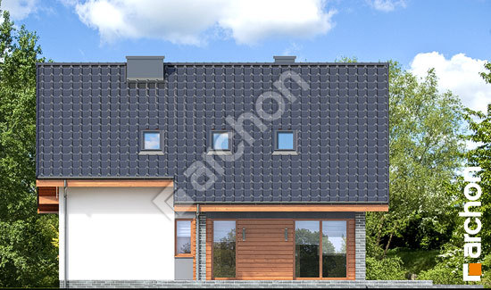 Дворовий фасад Будинок в журавках 7