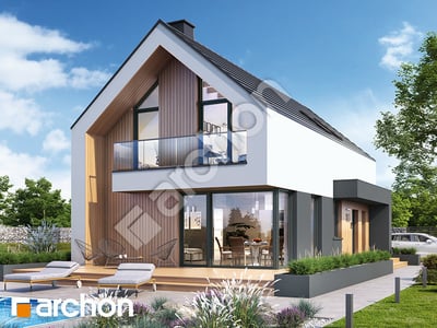 Проєкт будинку ARCHON+ Будинок в целозіях 2 (E) ВДЕ