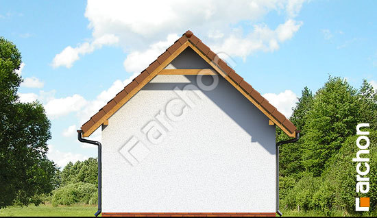 Дворовой фасад Г10 - Хозяйственная постройка вер.2