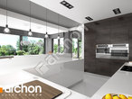 Проект будинку ARCHON+ Будинок в червені (Г2) візуалізація кухні 1 від 2