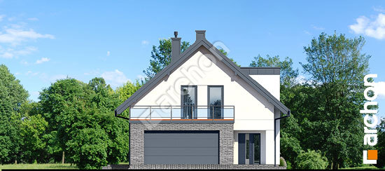 Передній фасад Будинок в червені (Г2)