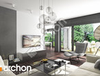 Проект дома ARCHON+ Дом в червени (Г2) дневная зона (визуализация 1 вид 3)