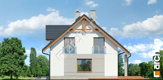 Боковой фасад Дом в яблонках 5 (Е) ВИЭ