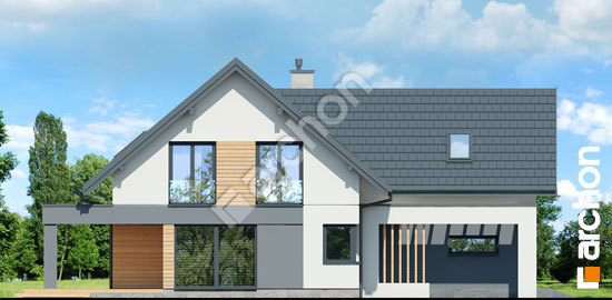 Боковой фасад Дом в яскерах (Г2ПЕ)