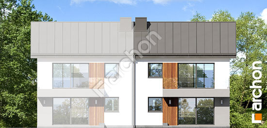 Дворовой фасад Дом при сквере 3 (Р2Б)