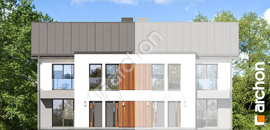 Передній фасад Будинок при сквері 3 (Р2Б)