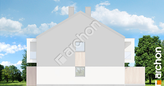 Боковой фасад Дом при тракте 2 (Р2Б) вер.2