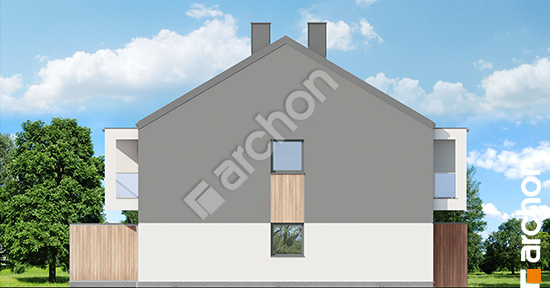 Боковой фасад Дом при тракте 2 (Р2Б) вер.2