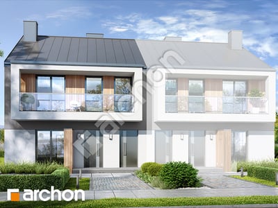 Проект дома ARCHON+ Дом при тракте 2 (Р2Б) вер.2 