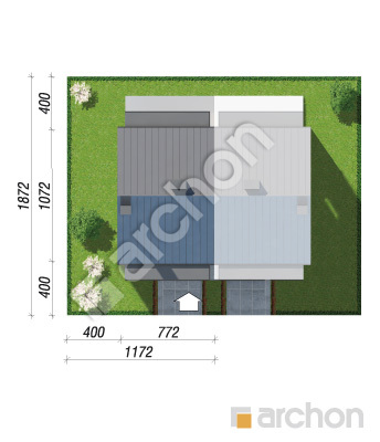 Проєкт будинку ARCHON+ Будинок при тракті 2 (Р2Б) вер.2 Ситуація
