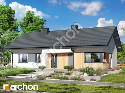 Проект дома ARCHON+ Дом в лещиновнике 10 