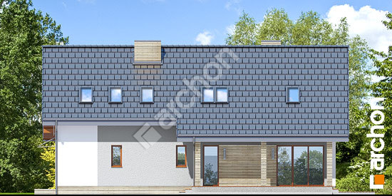 Дворовий фасад Будинок в журавках 4 (Г2)