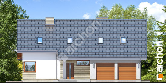 Передний фасад Дом в журавках 4 (Г2)