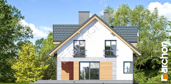 Боковой фасад Дом в серебрянках 2 (Г2П)