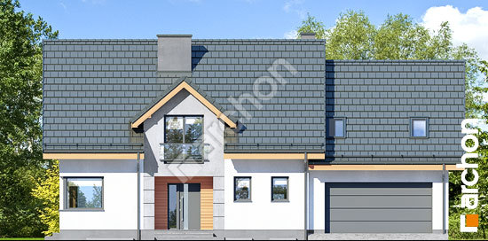 Передній фасад Будинок в сріблянках 2 (Г2П)