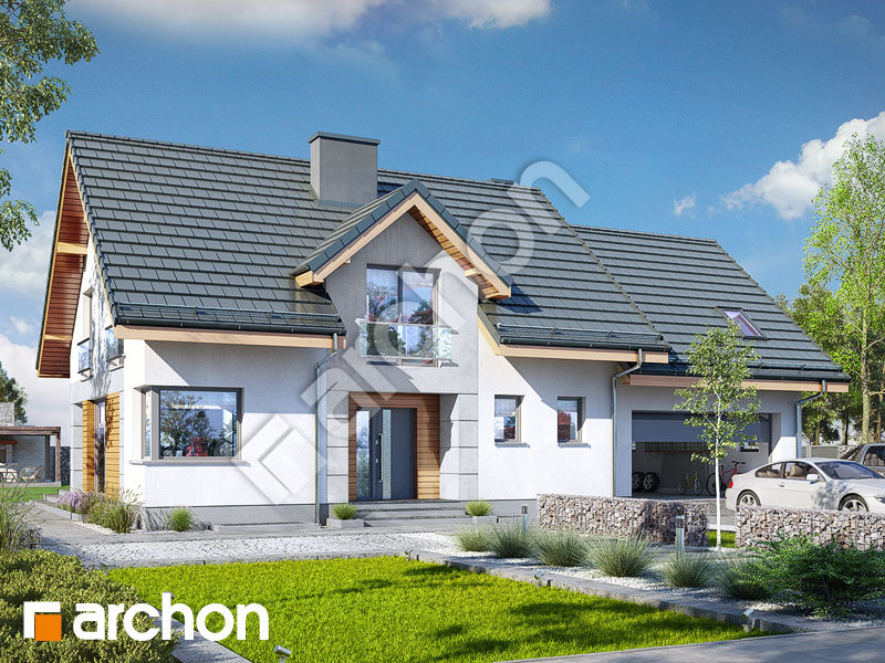 Проект будинку ARCHON+ Будинок в сріблянках 2 (Г2П) Вид 1