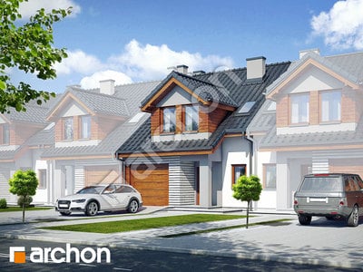 Проєкт будинку ARCHON+ Будинок в клематисах 12 (С) вер. 3