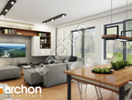 Проект дома ARCHON+ Дом в клематисах 12 (С) вер. 3 дневная зона (визуализация 1 вид 1)
