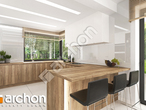 Проект дома ARCHON+ Дом в теллимах (Г) визуализация кухни 1 вид 1