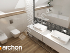 Проект будинку ARCHON+ Будинок у телімах (Г) візуалізація ванни (візуалізація 3 від 4)