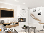 Проект будинку ARCHON+ Будинок у телімах (Г) денна зона (візуалізація 1 від 4)