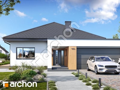 Проєкт будинку ARCHON+ Будинок в матуканах 2 (Г2Е) 
